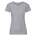 Light Oxford - Front - Russell Womens-Ladies Authentic Pure Organic Tee