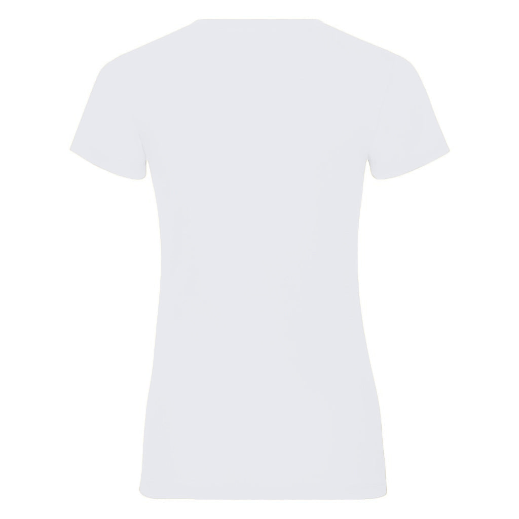 White - Back - Russell Womens-Ladies Authentic Pure Organic Tee