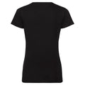Black - Back - Russell Womens-Ladies Authentic Pure Organic Tee