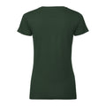 Bottle Green - Back - Russell Womens-Ladies Authentic Pure Organic Tee