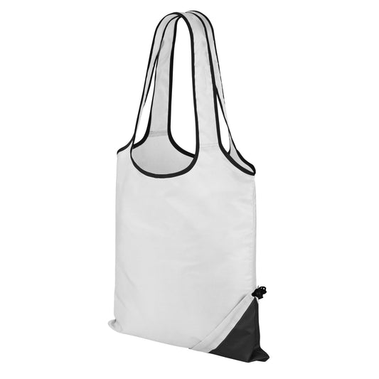 White-Black - Front - Result Core Compact Shopping Bag (Pack of 2)