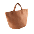 Natural-Saffron - Front - Kimood Womens-Ladies Fashion Jute Bag (Pack of 2)