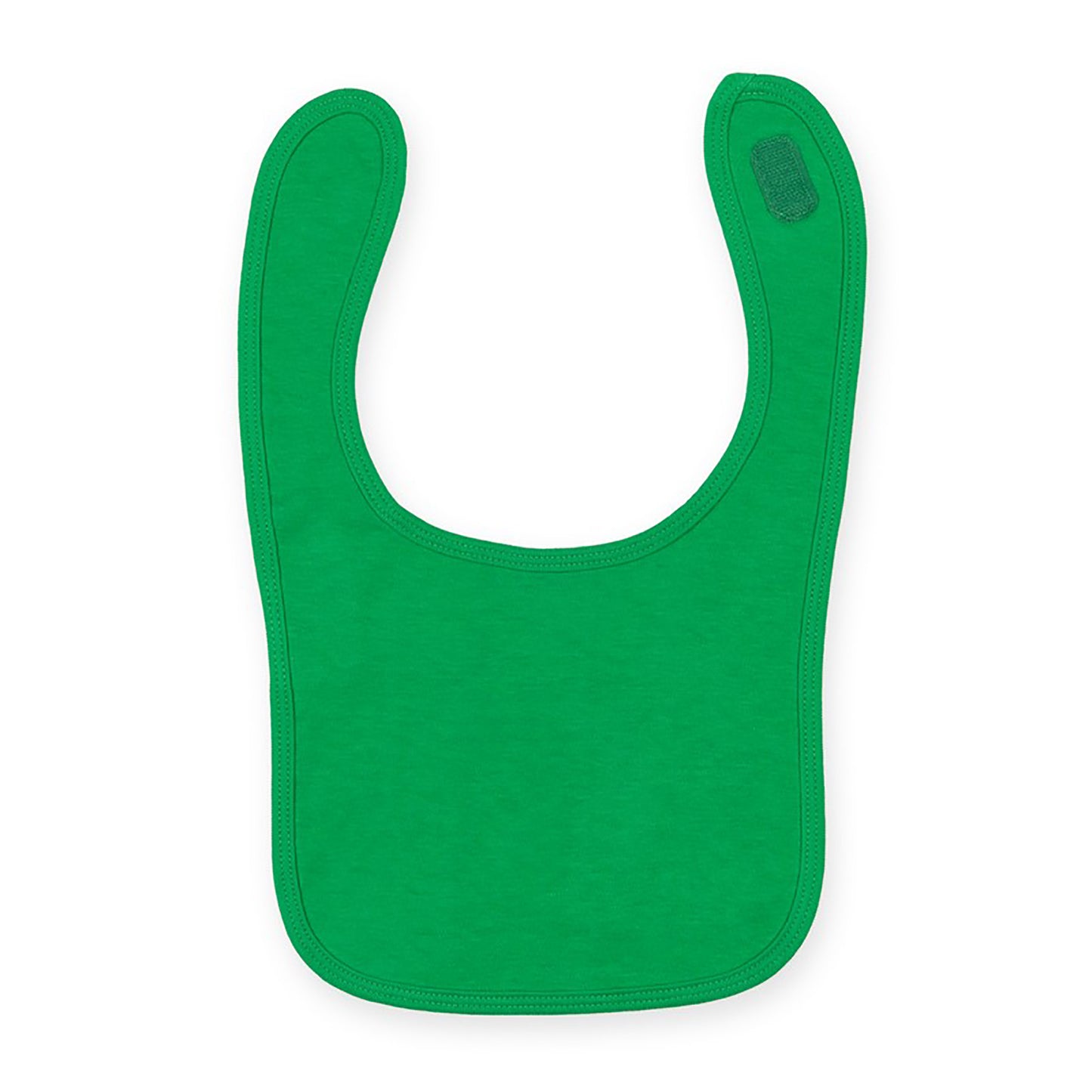 Kelly - Front - Larkwood Baby Unisex Plain & Contrast Bib (Pack of 2)