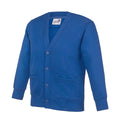 Royal Blue - Front - AWDis Academy Childrens-Kids Button Up School Cardigan (Pack of 2)