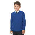 Deep Royal - Back - AWDis Academy Childrens-Kids Junior V Neck School Jumper-Sweatshirt (Pack of 2)