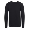 Black - Back - AWDis Academy Childrens-Kids Crew Neck Raglan School Sweatshirt (Pack of 2)