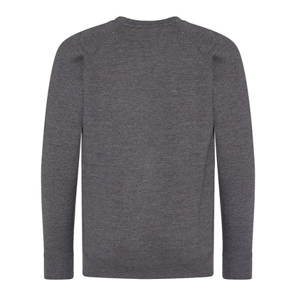 Charcoal - Back - AWDis Academy Childrens-Kids Crew Neck Raglan School Sweatshirt (Pack of 2)