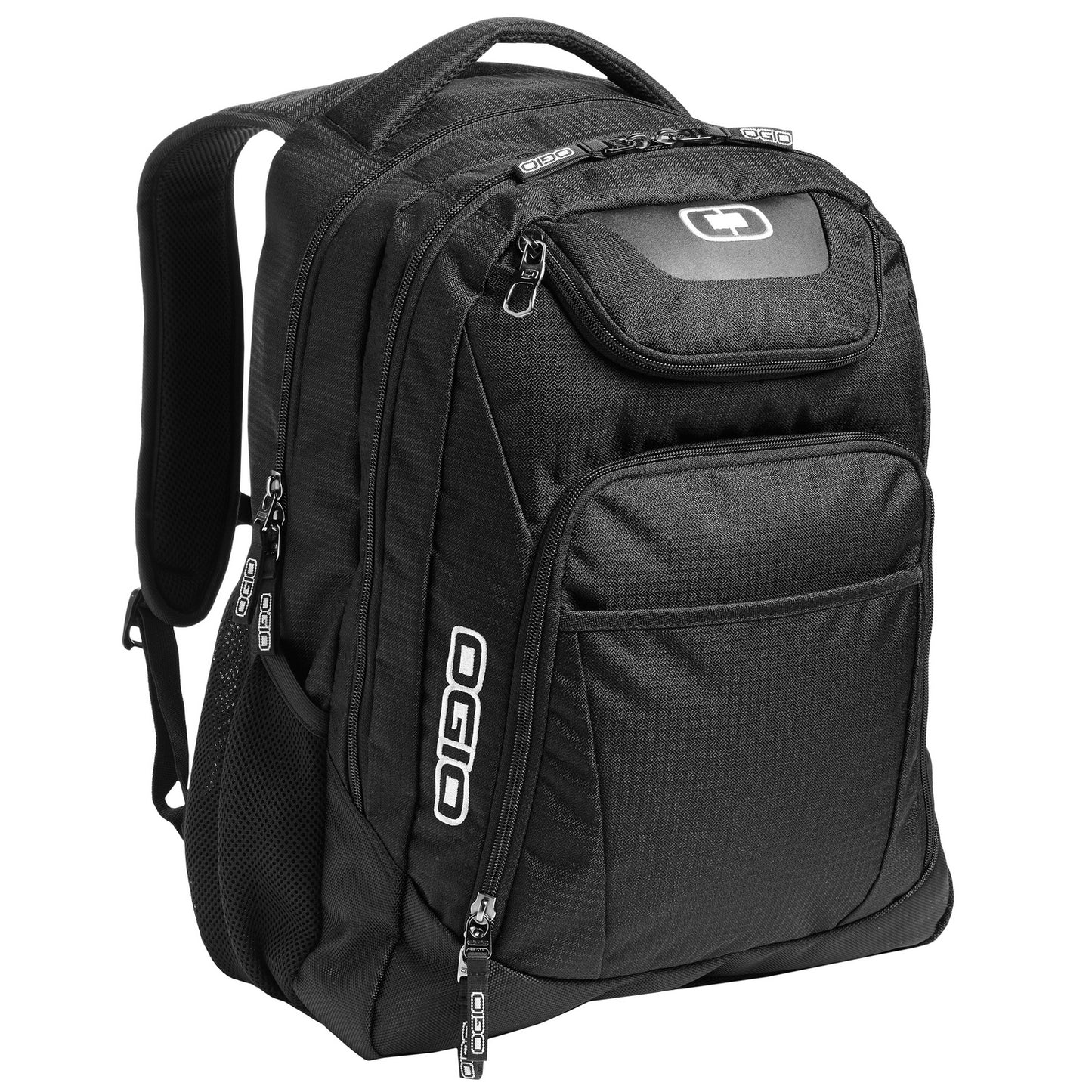 Black- Silver - Front - Ogio Business Excelsior Laptop Backpack - Rucksack (Pack of 2)