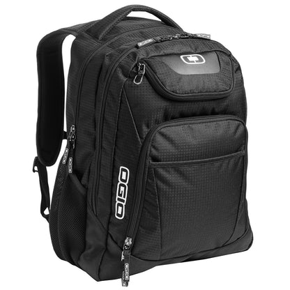 Black- Silver - Front - Ogio Business Excelsior Laptop Backpack - Rucksack (Pack of 2)