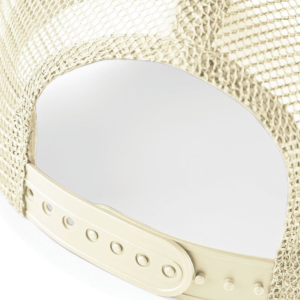 Chocolate-Caramel - Side - Beechfield Mens Half Mesh Trucker Cap - Headwear (Pack of 2)