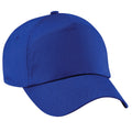 Royal - Front - Beechfield Unisex Plain Original 5 Panel Baseball Cap (Pack of 2)