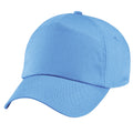 Sky - Back - Beechfield Unisex Plain Original 5 Panel Baseball Cap (Pack of 2)