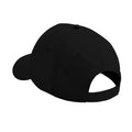 Black - Side - Beechfield Unisex Plain Original 5 Panel Baseball Cap (Pack of 2)