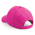 Fuchsia - Side - Beechfield Unisex Plain Original 5 Panel Baseball Cap (Pack of 2)