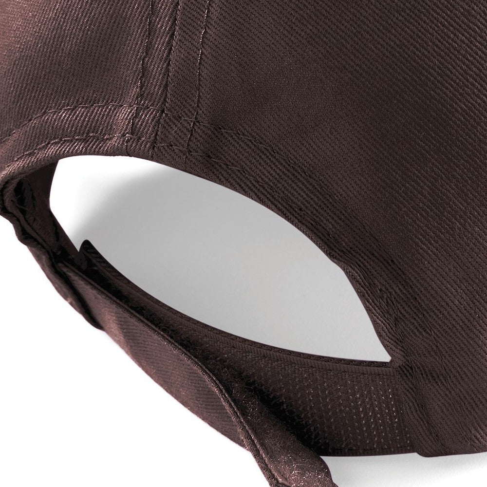Chocolate - Lifestyle - Beechfield Unisex Plain Original 5 Panel Baseball Cap (Pack of 2)