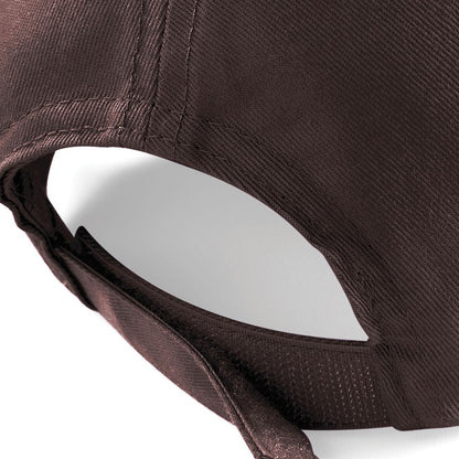 Chocolate - Lifestyle - Beechfield Unisex Plain Original 5 Panel Baseball Cap (Pack of 2)