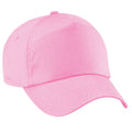 Classic Pink - Front - Beechfield Unisex Plain Original 5 Panel Baseball Cap (Pack of 2)