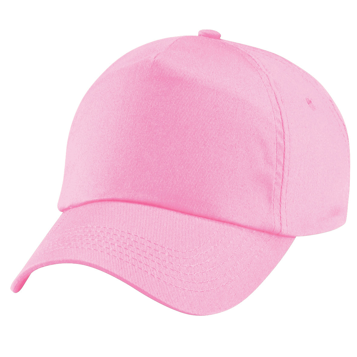 Classic Pink - Back - Beechfield Unisex Plain Original 5 Panel Baseball Cap (Pack of 2)