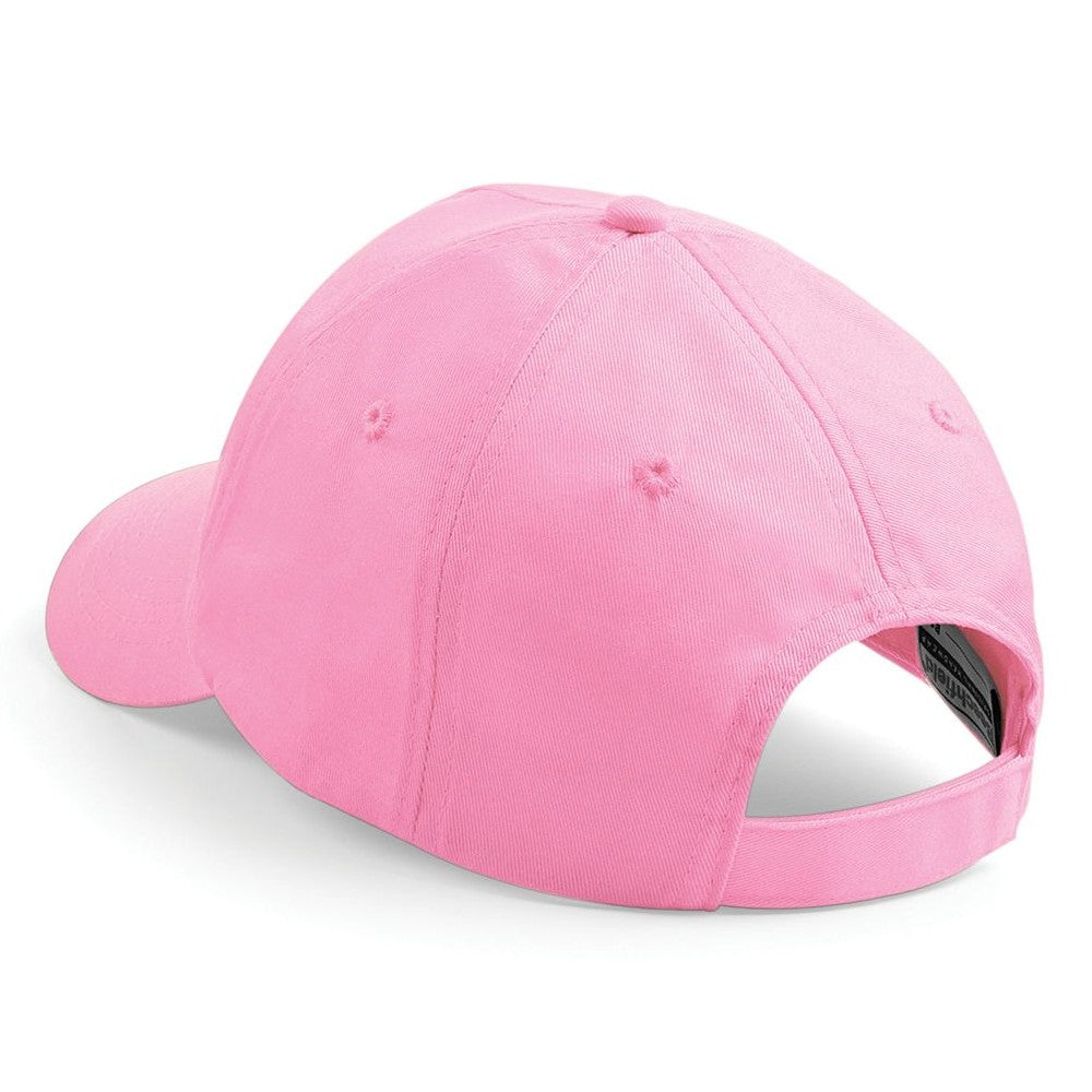 Classic Pink - Side - Beechfield Unisex Plain Original 5 Panel Baseball Cap (Pack of 2)