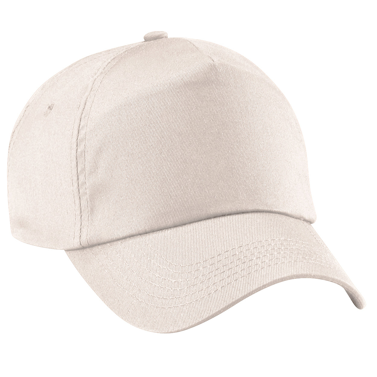 Sand - Front - Beechfield Unisex Plain Original 5 Panel Baseball Cap (Pack of 2)
