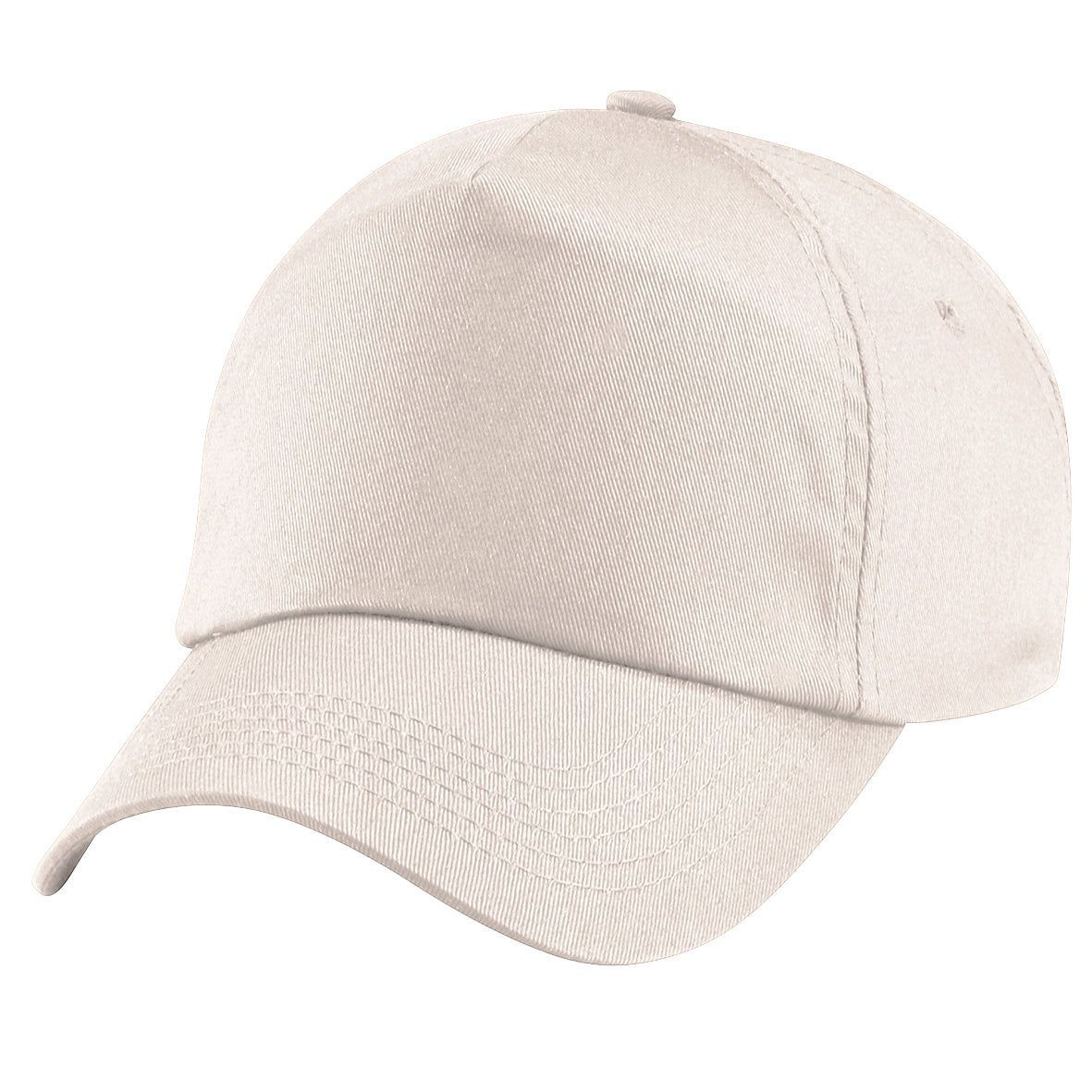 Sand - Back - Beechfield Unisex Plain Original 5 Panel Baseball Cap (Pack of 2)