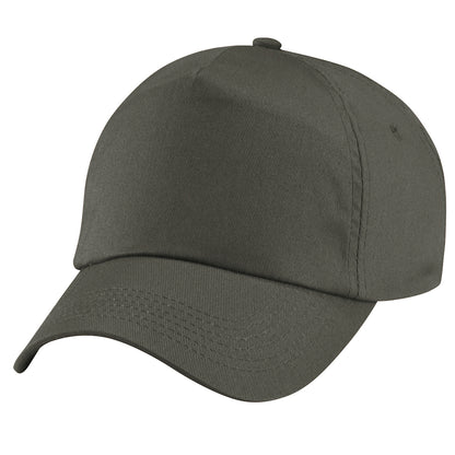 Olive - Back - Beechfield Unisex Plain Original 5 Panel Baseball Cap (Pack of 2)