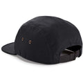 Black - Back - Beechfield Canvas 5 Panel Classic Baseball Cap (Pack of 2)