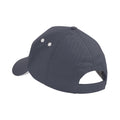 Graphite-Oyster Grey - Back - Beechfield Unisex Ultimate 5 Panel Contrast Baseball Cap With Sandwich Peak - Headwear (Pack of 2)