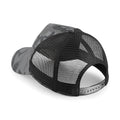 Arctic Camo - Back - Beechfield Retro Camouflage Snapback Trucker Cap (Pack of 2)