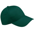 Bottle Green - Front - Beechfield Unisex Ultimate 5 Panel Baseball Cap (Pack of 2)