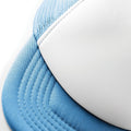 Sky Blue-White - Side - Beechfield Vintage Plain Snap-Back Trucker Cap (Pack of 2)