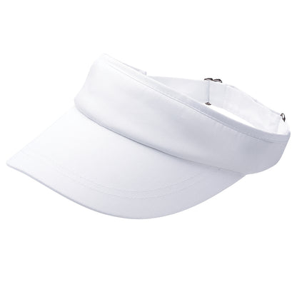 White - Back - Beechfield Unisex Sports Visor - Headwear (Pack Of 2)