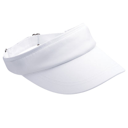 White - Front - Beechfield Unisex Sports Visor - Headwear (Pack Of 2)