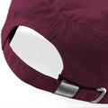 Burgundy - Side - Beechfield Army Cap - Headwear (Pack of 2)