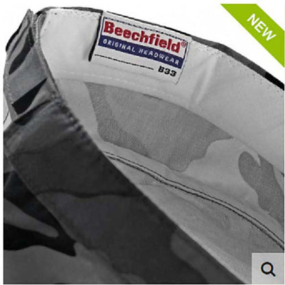 Urban Camo - Back - Beechfield Camouflage Army Cap - Headwear (Pack of 2)