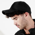 Black - Back - Beechfield LED Light Baseball Cap (Pack of 2)