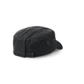 Vintage Black - Side - Beechfield Unisex Urban Army Cap - Headwear (Pack of 2)