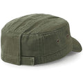 Vintage Olive - Side - Beechfield Unisex Urban Army Cap - Headwear (Pack of 2)