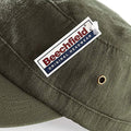Vintage Olive - Close up - Beechfield Unisex Urban Army Cap - Headwear (Pack of 2)