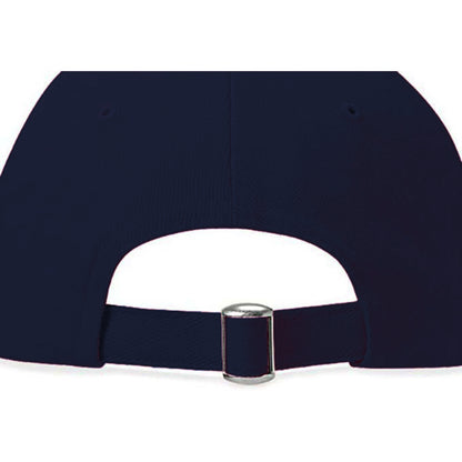 French Navy-Stone - Side - Beechfield Unisex Pro-Style Heavy Brushed Cotton Baseball Cap - Headwear (Pack of 2)