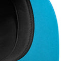 Black- Surf Blue - Lifestyle - Beechfield Unisex 5 Panel Contrast Snapback Cap (Pack of 2)