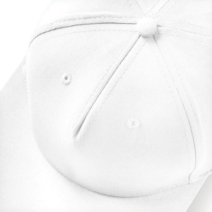 White - Back - Beechfield Unisex 5 Panel Retro Rapper Cap (Pack of 2)