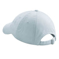 Grey (Light) - Side - Beechfield Unisex Low Profile Heavy Cotton Drill Cap - Headwear (Pack of 2)