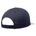 Navy-Heather Grey - Back - Yupoong Flexfit Unisex Classic Varsity Snapback Cap (Pack of 2)
