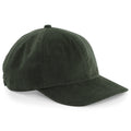 Dark Olive - Front - Beechfield Mens Heritage Cord Cap (Pack of 2)