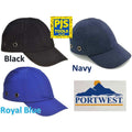 Navy - Back - Portwest Safety Bump Baseball Cap (Pack of 2)