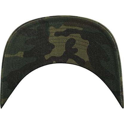 Green Camo - Pack Shot - Flexfit Garment Washed Camo Baseball Cap (Pack of 2)