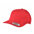 Red - Front - Nutshell Adults Unisex LA Cotton Baseball Cap (Pack of 2)
