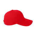 Red - Back - Yupoong Flexfit 6-panel Baseball Cap With Buckle (Pack of 2)