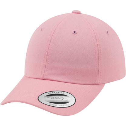 Pink - Front - Yupoong Flexfit 6-panel Baseball Cap With Buckle (Pack of 2)